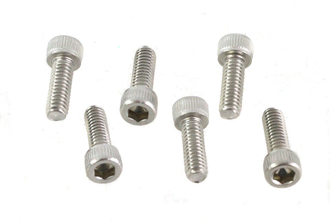 8-32 X 1/2 inch Allen Socket Cap Screw Stainless Steel - V-Twin Mfg.