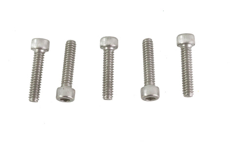10-24 X 7/8 inch Allen Socket Cap Screw Stainless Steel - V-Twin Mfg.