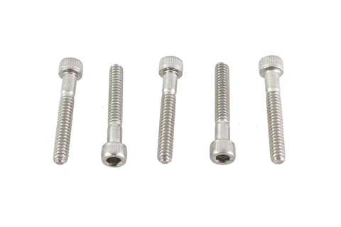 10-24 X 1-1/4 inch Allen Socket Cap Screw Stainless Steel - V-Twin Mfg.