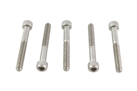 10-24 X 1-1/2 inch Allen Socket Cap Screw Stainless Steel - V-Twin Mfg.