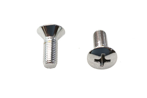 Phillips Head Chrome Screw Set - V-Twin Mfg.