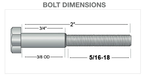 2 inch Hex Starter Bolt - V-Twin Mfg.