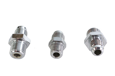 Chrome Oil Line Fitting - V-Twin Mfg.