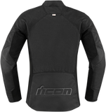 ICON Women's Hooligan Perf Jacket - Stealth - XL 2822-1333