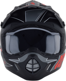 AFX FX-17 Helmet - Aced - Matte Black/Red - 2XL 0110-6488