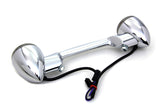 Chrome Steel Revox Turn Signal Bar with Lamps