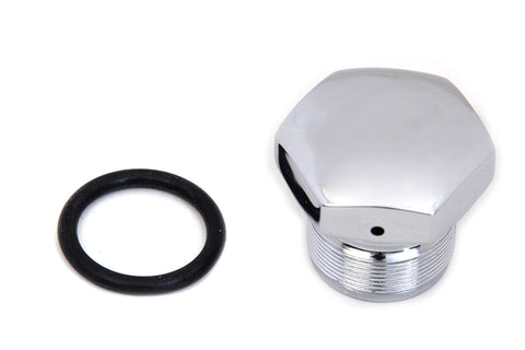 Chrome Fork Tube Cap - V-Twin Mfg.