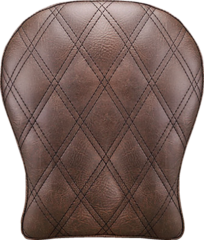SADDLEMEN Detachable Pillion Pad - Lattice Stitched - Brown SA1027