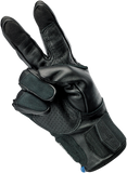 BILTWELL Belden Gloves - Black - Small 1505-0101-302