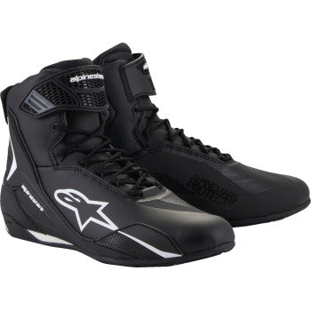 ALPINESTARS Faster-4 Shoes - Black/White - US 12.5 2510425-12-125