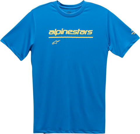 ALPINESTARS Tech Line Up Performance T-Shirt - Bright Blue - XL 121173800760XL
