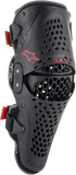 ALPINESTARS SX1 v2 Knee Guards - Black/Red - L/XL 6506321-13L/XL