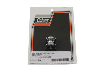 Chrome Gas Shut Off Extension Knob - V-Twin Mfg.