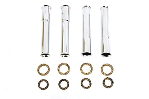 Chrome Stock Pushrod Cover - V-Twin Mfg.