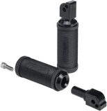 BILTWELL Norman Passenger Foot Pegs - Black - Softail 7004-204-04