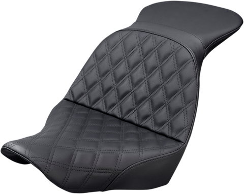 SADDLEMEN Explorer Seat - Lattice Stitched Softail 2018-2019  818-29-029LS