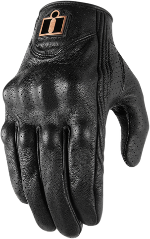 ICON Pursuit Classic™ Perforated Gloves - Black - 3XL 3301-3835
