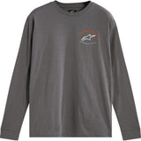 ALPINESTARS Full Face Long-Sleeve T-Shirt - Charcoal - Medium 12337120018M