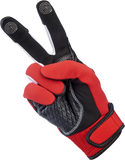 BILTWELL Baja Gloves - Red - XS 1508-0801-301