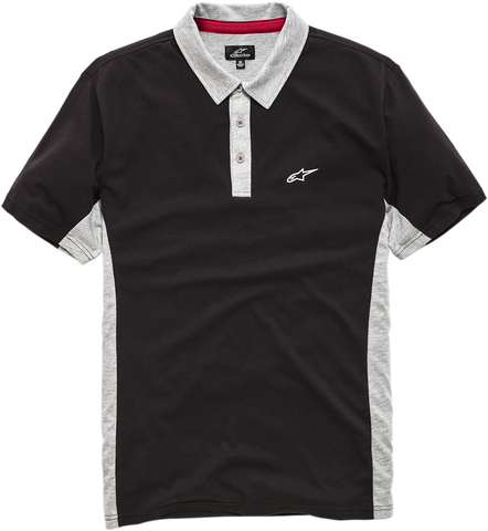 ALPINESTARS Champion Polo Shirt - Black/Heather Gray - XL 1210415001028XL