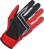 BILTWELL Baja Gloves - Red - 2XL 1508-0801-306