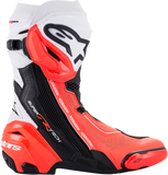 ALPINESTARS Supertech V Boots - Black/Fluo Red/White - US 6 / EU 39 2220121-124-39