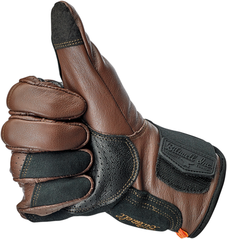BILTWELL Borrego Gloves - Chocolate/Black - Medium 1506-0201-303