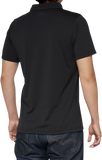 100% Corpo Polo Shirt - Black/White - Large 35019-011-12