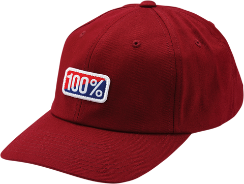 100% Select Dad Hat - Chili Pepper - One Size 20091-397-01