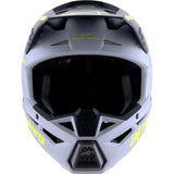 ALPINESTARS SM3 Helmet - Radium - Matte Gray/Black/Yellow Fluo - Large 8300826-9510-L