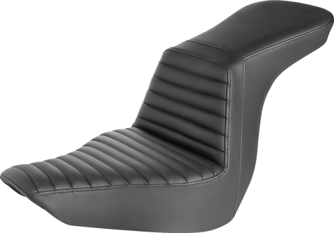 SADDLEMEN Step-Up Seat - Front Tuck-n-Roll - Black 818-29-191