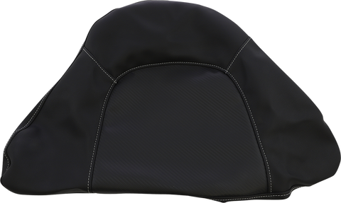 SADDLEMEN Tour-Pak Backrest Pad Cover - Carbon Fiber - Black 01-11884CF