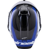 ALPINESTARS  Supretech R10 Helmet - 22.06 - Arius - Gloss Black/White/Blue - Small  8203926-1647-S