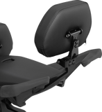 SHOW CHROME Passenger Backrest - Smooth - Black - Ryker '20-'22 41-420