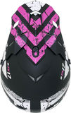 AFX FX-17Y Helmet - Attack - Matte Black/Fuchsia - Large 0111-1413