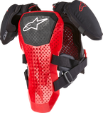 ALPINESTARS Youth A5 S v2 Chest Guard - Black/White/Red - L/XL 6740224-123-LXL