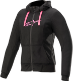 ALPINESTARS Women's Sport Jacket/Hoodie - Black/Pink- Medium 4210920-1039-M