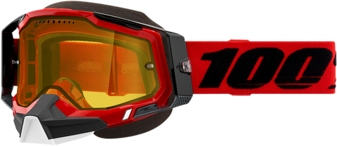 100% Racecraft 2 Snow Goggles - Red - Yellow 50011-00003