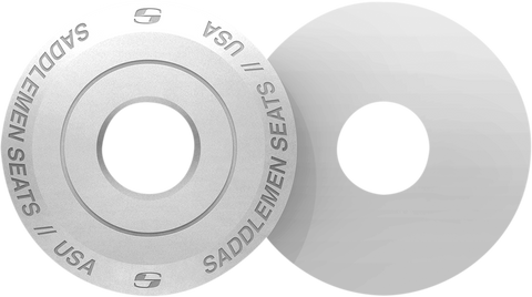 SADDLEMEN Fender Seat Washer - White 14707WE