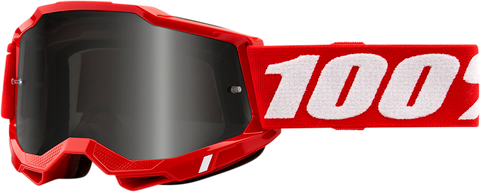 100% Accuri 2 Sand Goggles - Red - Smoke 50020-00005