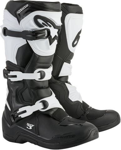 ALPINESTARS Tech 3 Boots - Black/White - US 8 2013018-12-8