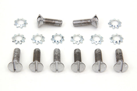 Chrome Tappet Block Screw - V-Twin Mfg.