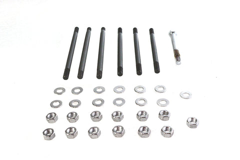 Chrome Stock Engine Case Bolt Kit - V-Twin Mfg.