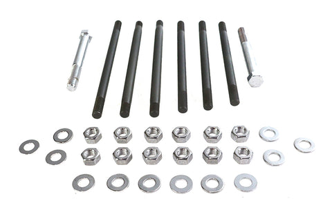 Chrome Stock Engine Case Bolt Kit - V-Twin Mfg.