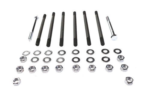 Chrome Stock Engine Case Bolt Kit - V-Twin Mfg.