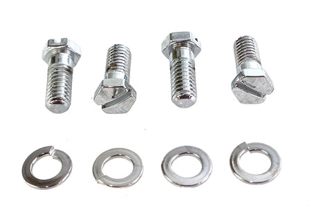 Chrome Stock Carburetor Mount Screws - V-Twin Mfg.