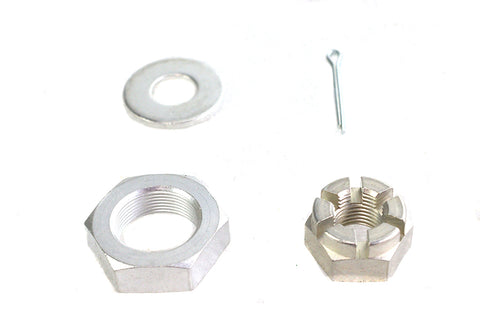 Cadmium Front Axle Nut Kit - V-Twin Mfg.