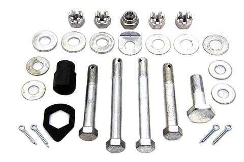 Cadmium Upper and Lower Motor Mount Bolt Kit - V-Twin Mfg.
