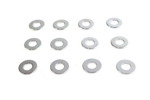 Chrome Flat Washer 1/4 inch Inner Diameter - V-Twin Mfg.