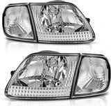 Headlight Assembly, Headlight Replacement, Fits 97-03 Ford F-150/97-02 Ford Expedition Pickup